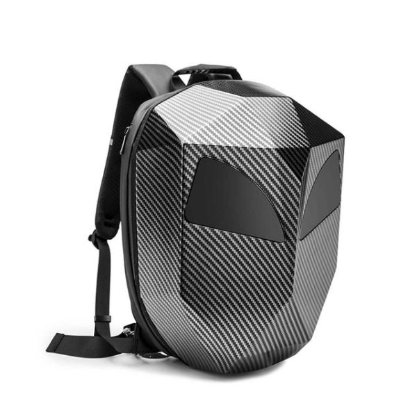 Knight LED Motorcycle Backpack - Carbon Fiber Design - 图片 2