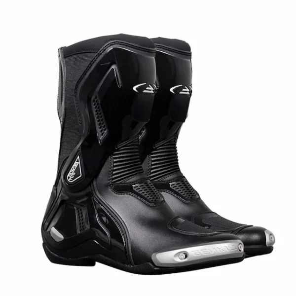Allgoal Motorcycle Riding Boots Black - 图片 3