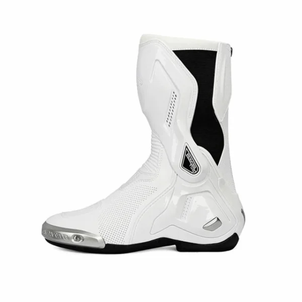 Motorcycle Riding Boots White - 图片 4