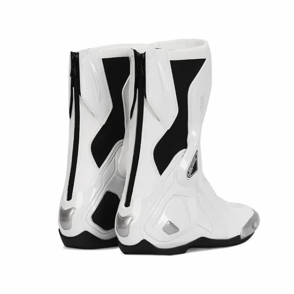 Motorcycle Riding Boots White - 图片 8