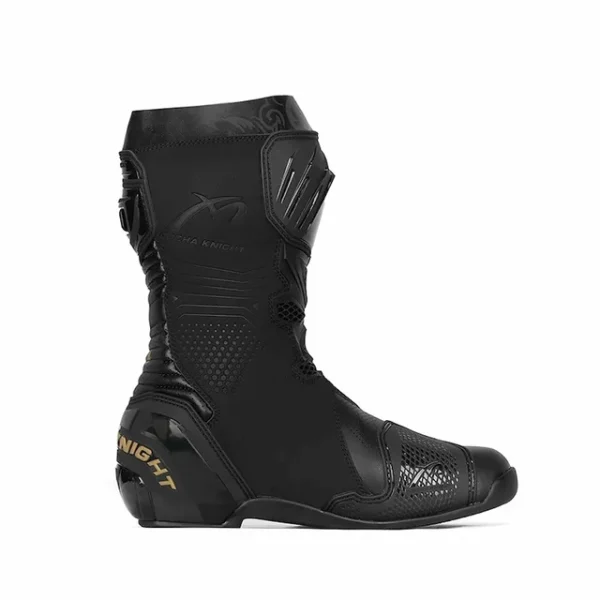 Allgoal Motorcycle Riding Boots Black/Gold – Limited Edition - 图片 4