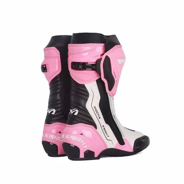 Allgoal Pink Motorcycle Riding Boots - 图片 3