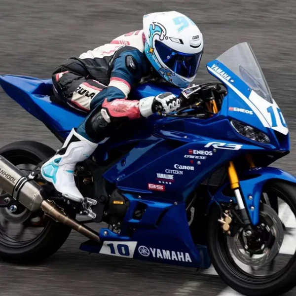 Allgoal Sky Blue Motorcycle Riding Boots - 图片 4
