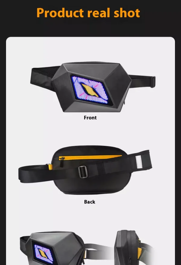 Motorcycle Backpack Luminous LED Waterproof Motorcycle Riding Bag - 图片 14