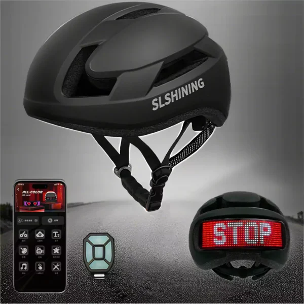 LED Cycling Display Helmet Backpack - 图片 11
