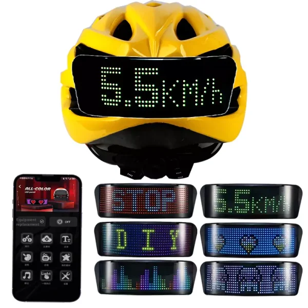 APP graffiti animation smart helmet