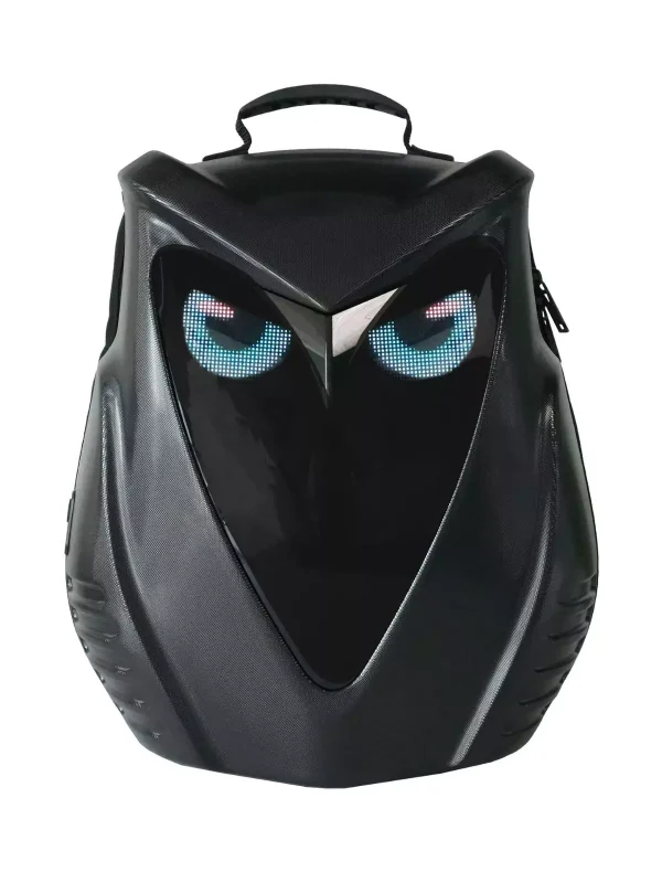 LED Cycling Display Helmet Backpack