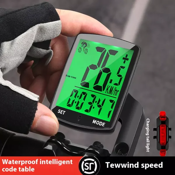 Wireless road mountain bike speedometer - 图片 4