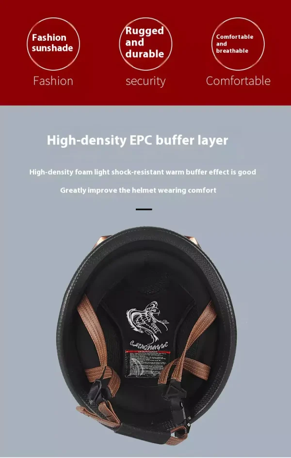 German style steel helmet motorcycle summer helmet motorcycle - 图片 9