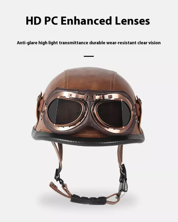 German style steel helmet motorcycle summer helmet motorcycle - 图片 13