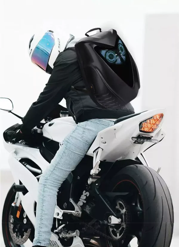LED Cycling Display Helmet Backpack - 图片 6