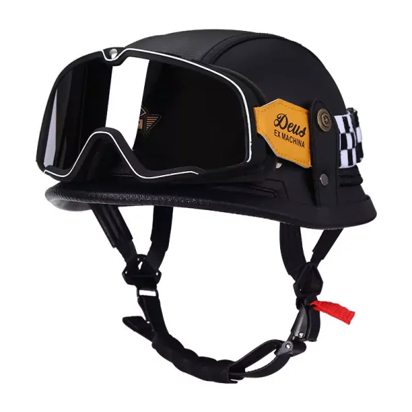 German style steel helmet motorcycle summer helmet motorcycle - 图片 3